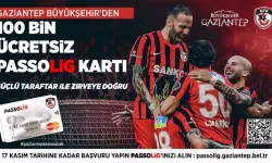 Gaziantep Büyükşehir'den futbolseverlere 100 bin Passolig hediye
